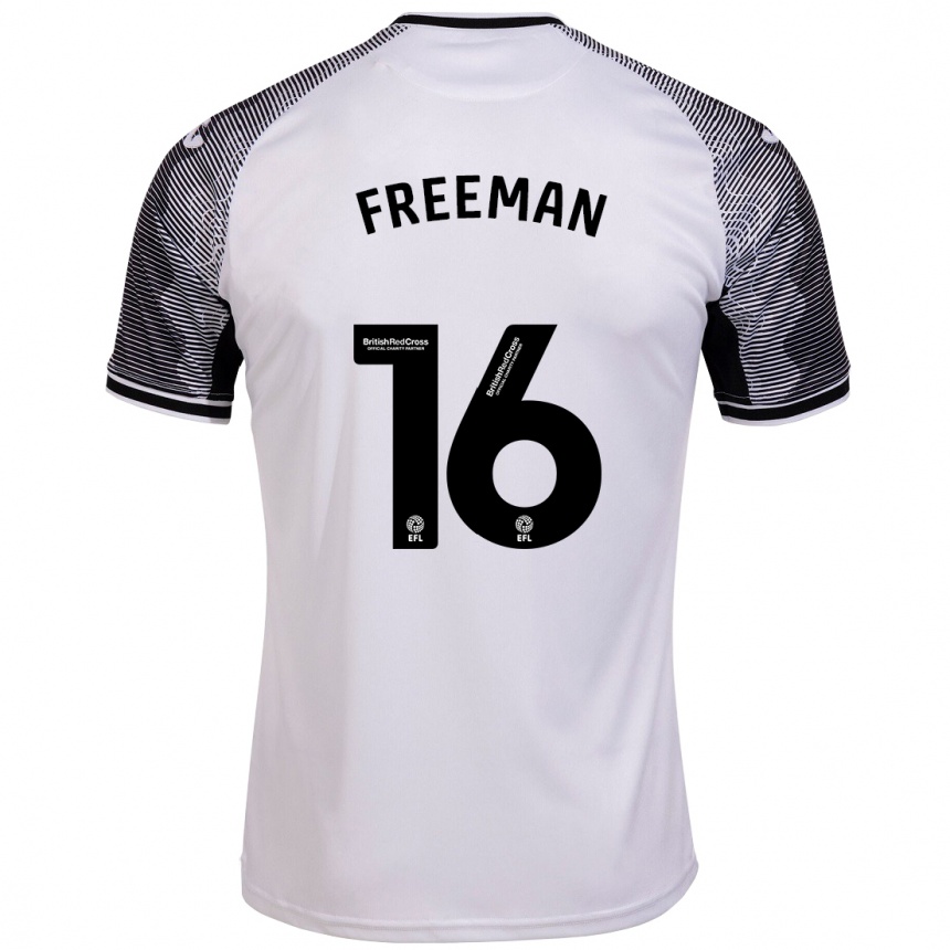 Kids Football Emily Freeman #16 White Home Jersey 2023/24 T-Shirt