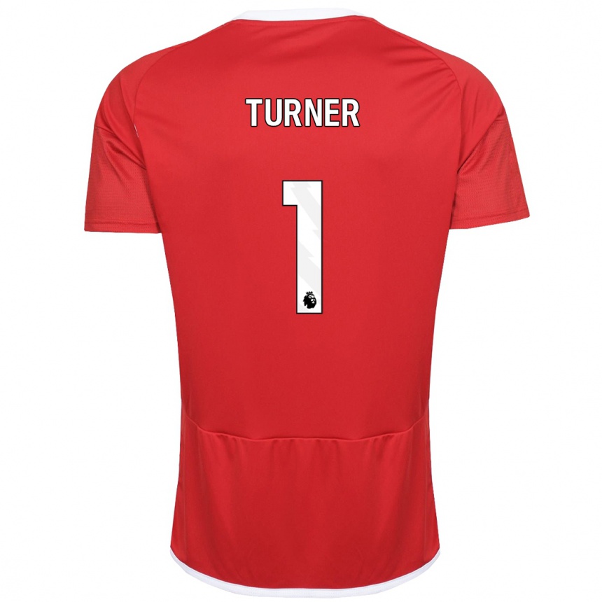 Kids Football Matt Turner #1 Red Home Jersey 2023/24 T-Shirt