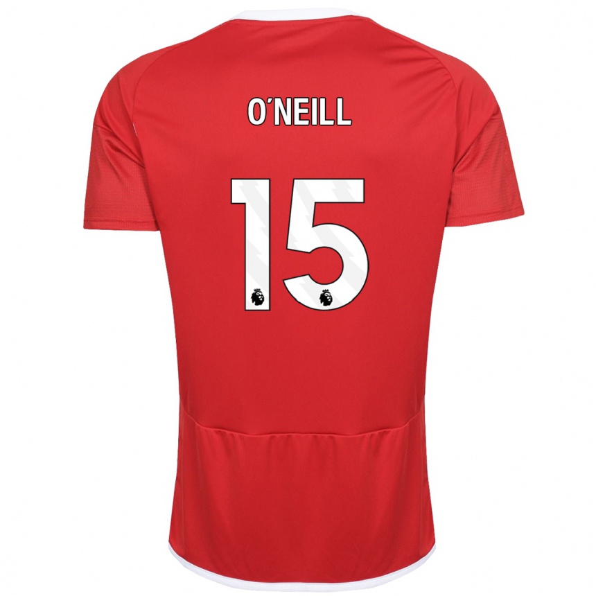 Kids Football Laura-Jayne O'neill #15 Red Home Jersey 2023/24 T-Shirt