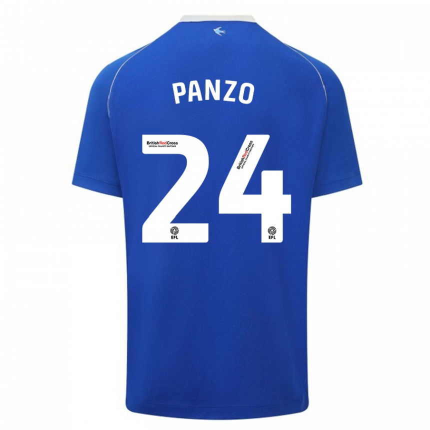 Kids Football Jonathan Panzo #24 Blue Home Jersey 2023/24 T-Shirt