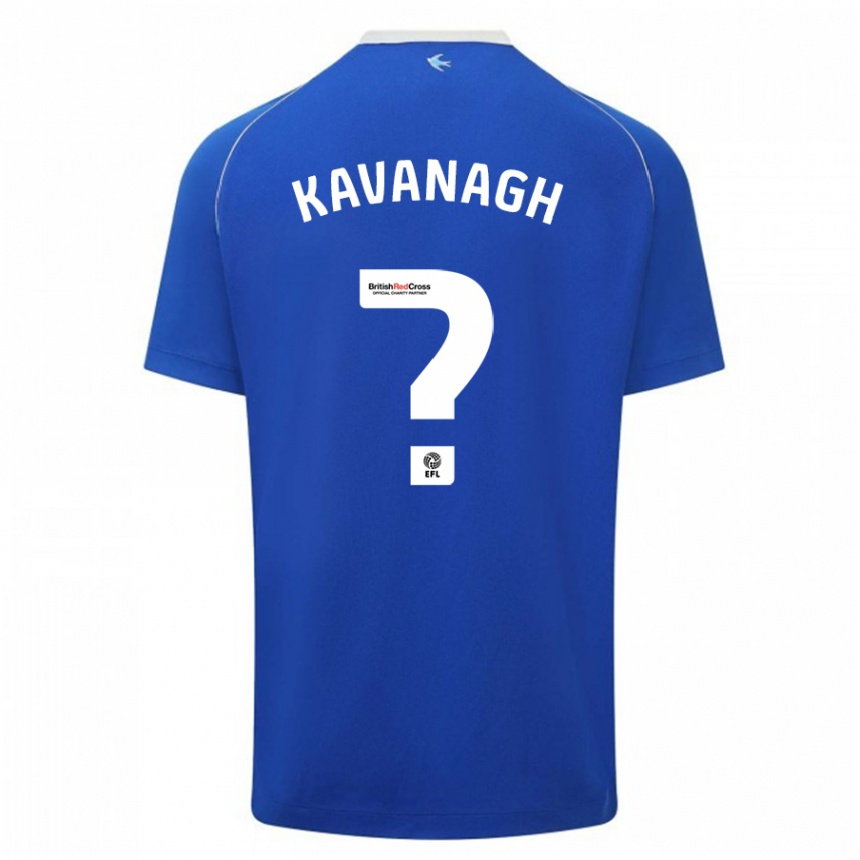 Kids Football Ryan Kavanagh #0 Blue Home Jersey 2023/24 T-Shirt