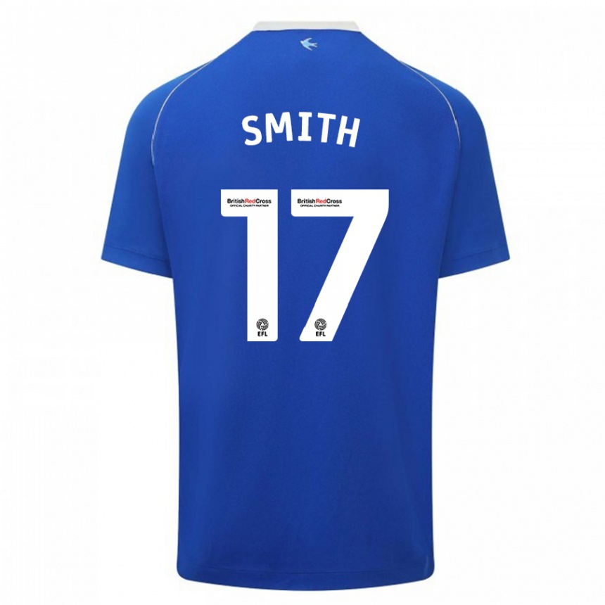 Kids Football Hollie Smith #17 Blue Home Jersey 2023/24 T-Shirt