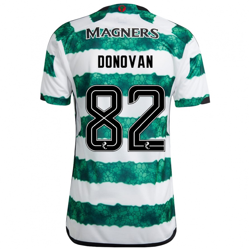 Kids Football Colby Donovan #82 Green Home Jersey 2023/24 T-Shirt