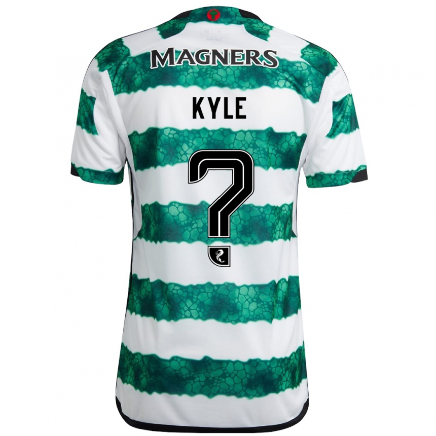 Kids Football Andrew Kyle #0 Green Home Jersey 2023/24 T-Shirt