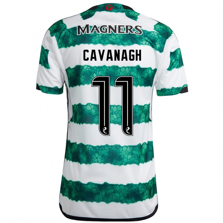 Kids Football Colette Cavanagh #11 Green Home Jersey 2023/24 T-Shirt