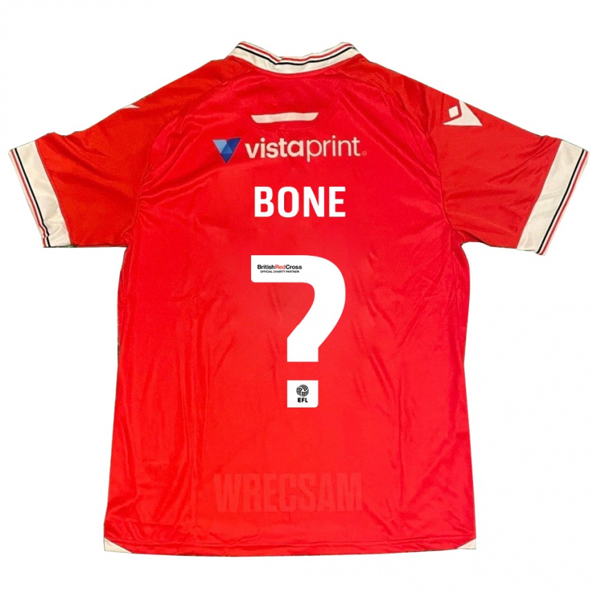 Kids Football Kai Bone #0 Red Home Jersey 2023/24 T-Shirt