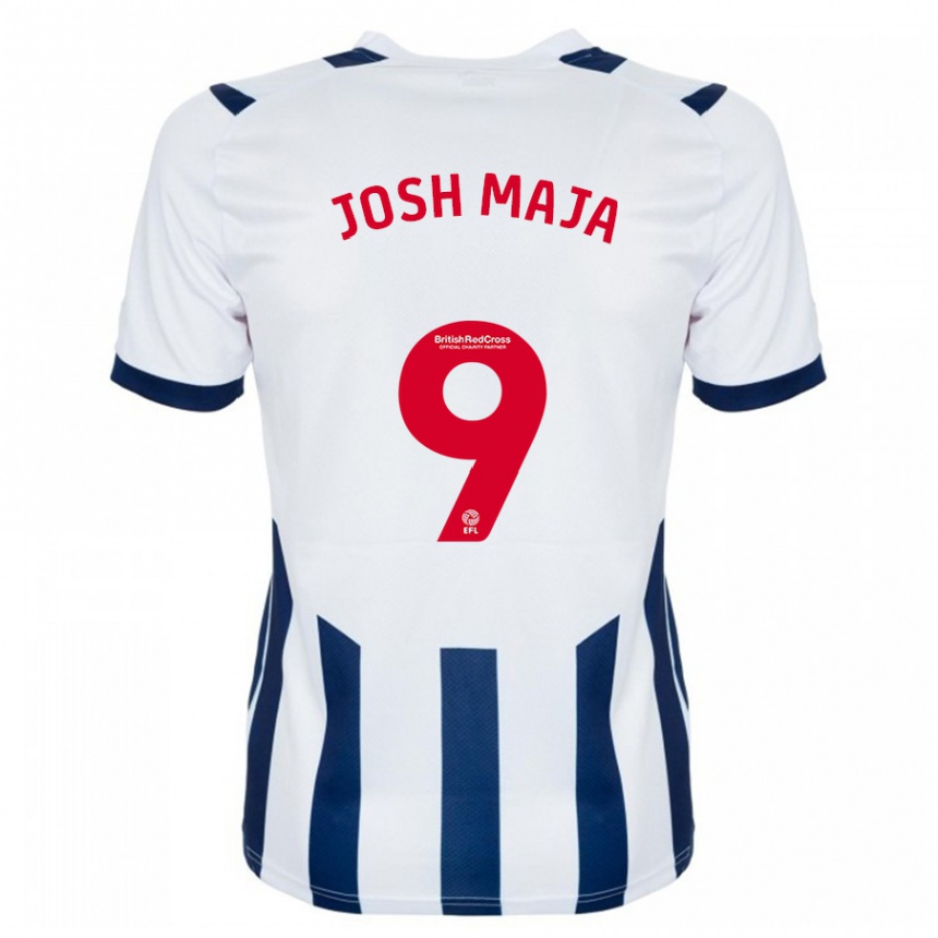 Kids Football Josh Maja #9 White Home Jersey 2023/24 T-Shirt