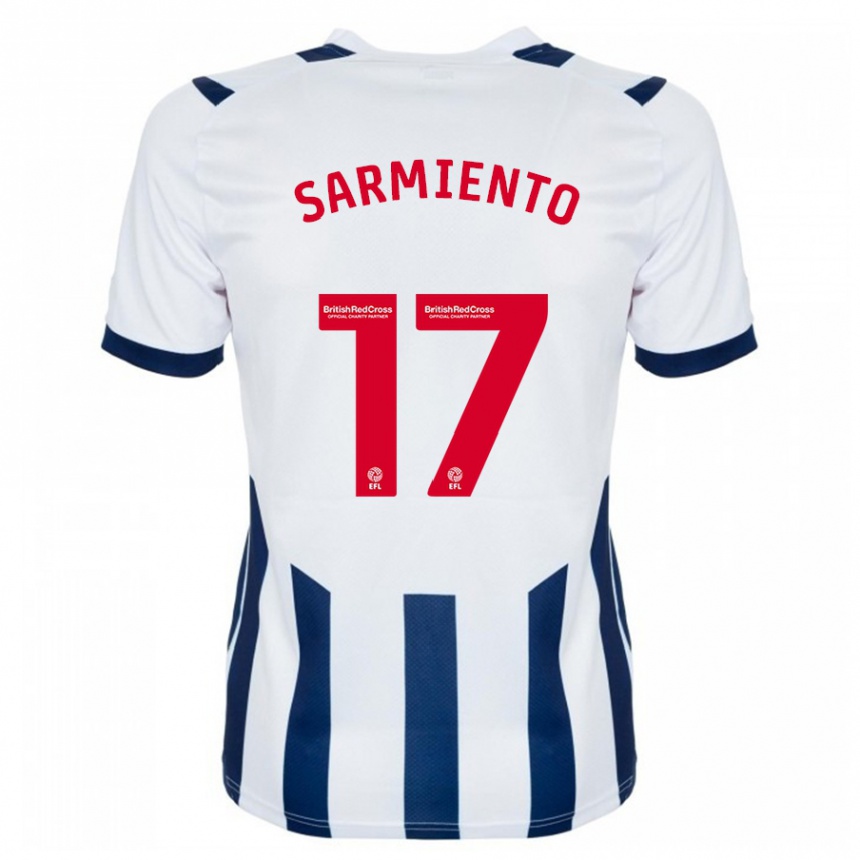 Kids Football Jeremy Sarmiento #17 White Home Jersey 2023/24 T-Shirt