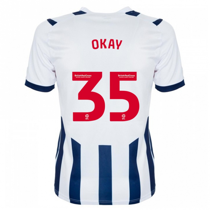 Kids Football Okay Yokuşlu #35 White Home Jersey 2023/24 T-Shirt