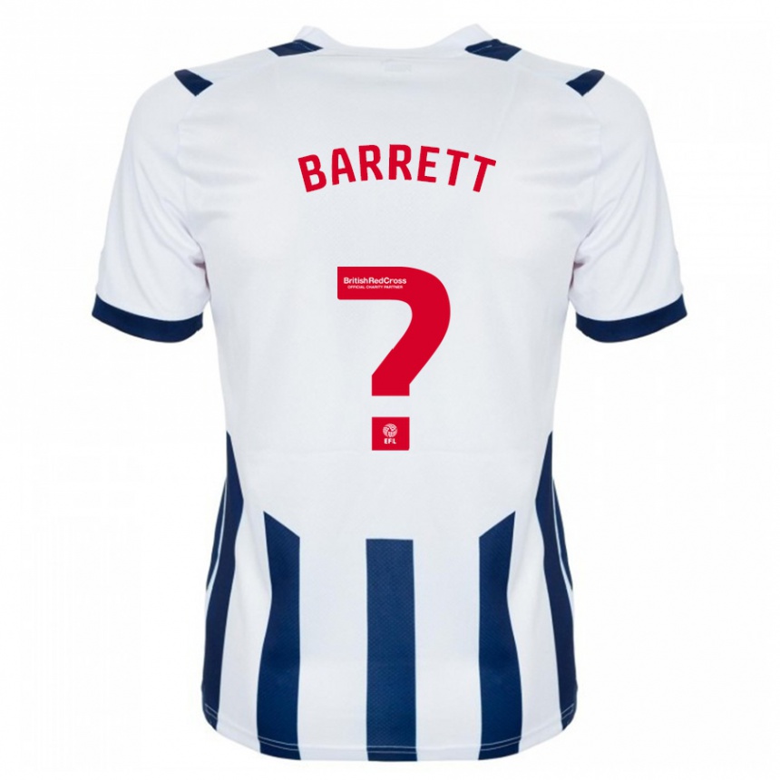 Kids Football Josh Barrett #0 White Home Jersey 2023/24 T-Shirt