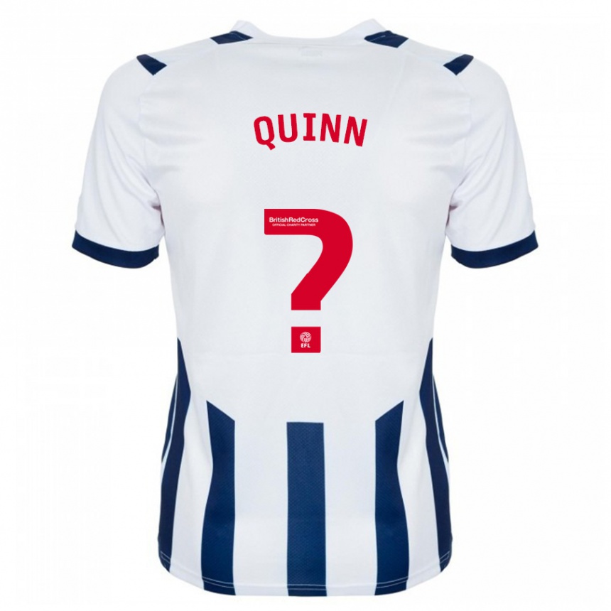 Kids Football Keilan Quinn #0 White Home Jersey 2023/24 T-Shirt