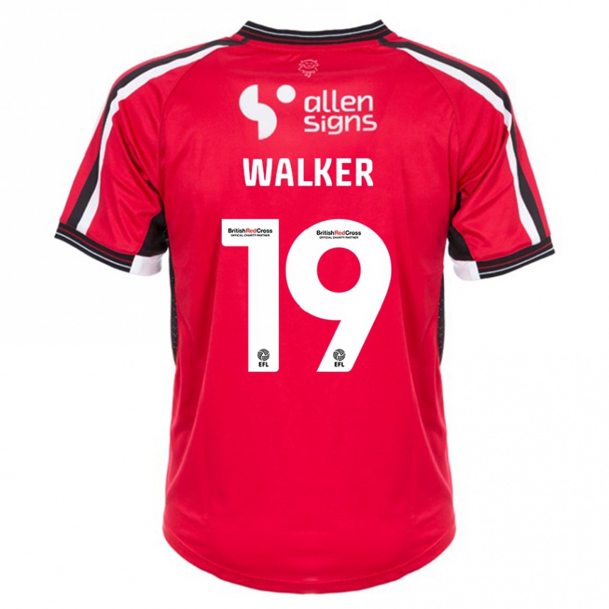 Kids Football Tyler Walker #19 Red Home Jersey 2023/24 T-Shirt