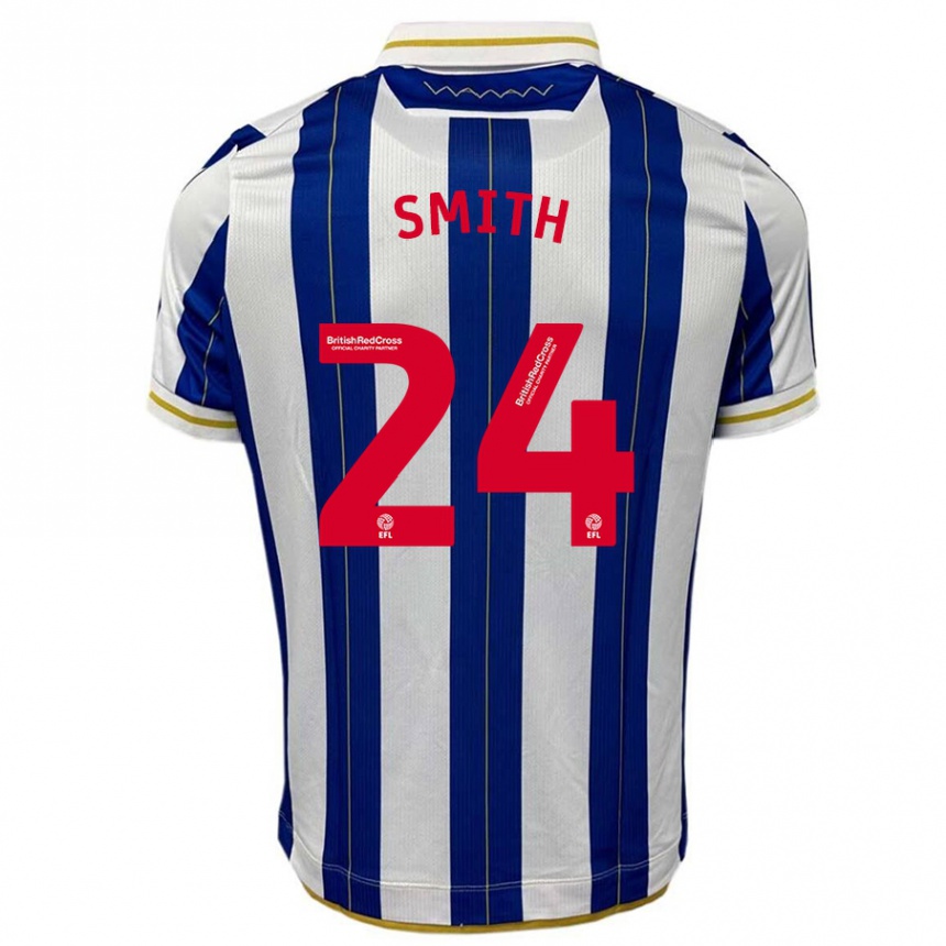 Kids Football Michael Smith #24 Blue White Home Jersey 2023/24 T-Shirt