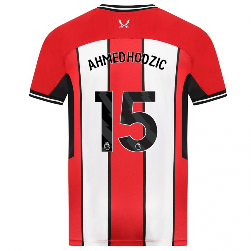 Kids Football Anel Ahmedhodzic #15 Red Home Jersey 2023/24 T-Shirt