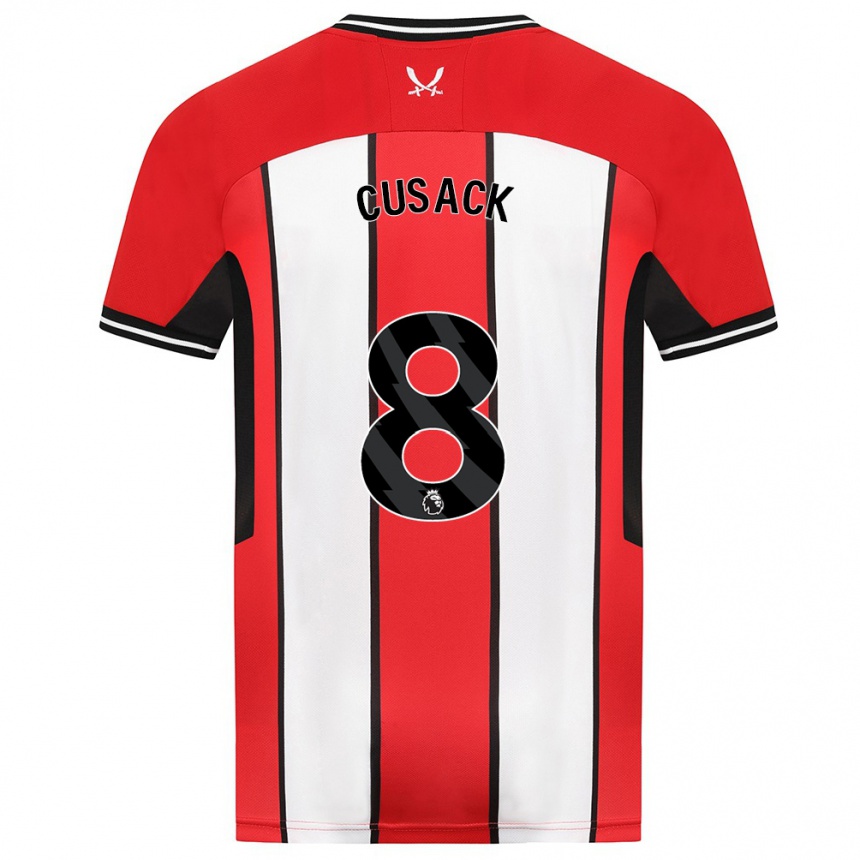 Kids Football Maddy Cusack † #8 Red Home Jersey 2023/24 T-Shirt