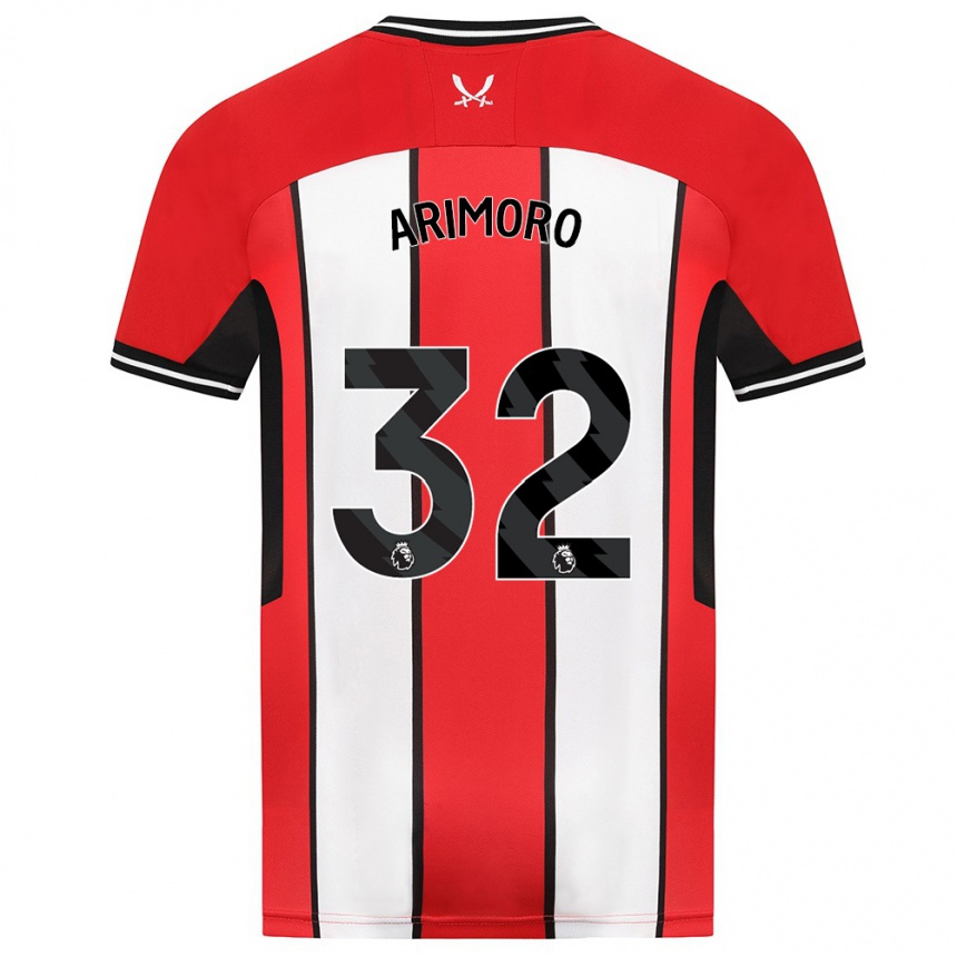 Kids Football Juliet Khinde Adebowale-Arimoro #32 Red Home Jersey 2023/24 T-Shirt