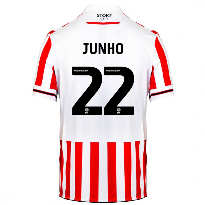 Kids Football Joon-Ho Bae #22 Red White Home Jersey 2023/24 T-Shirt