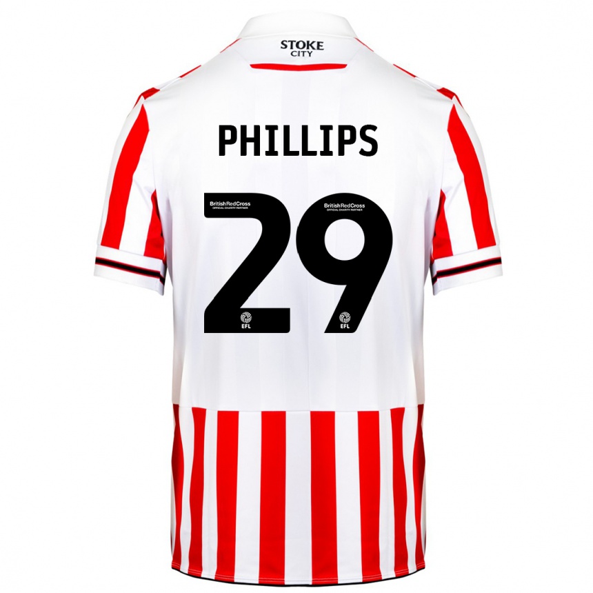 Kids Football D'margio Wright-Phillips #29 Red White Home Jersey 2023/24 T-Shirt