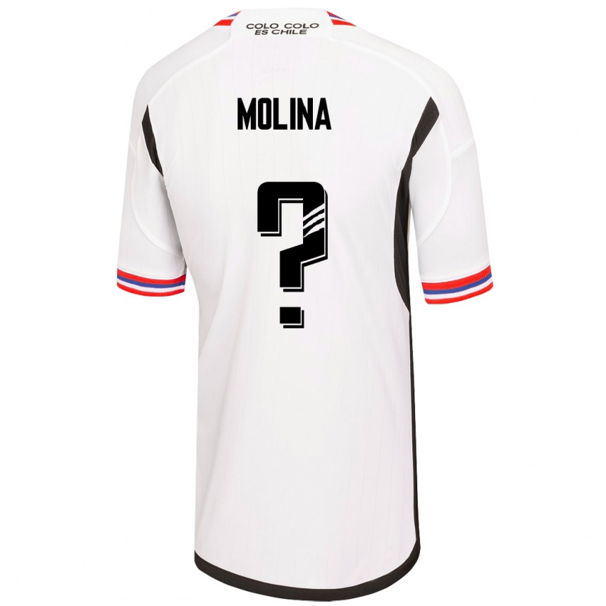 Kids Football Byron Molina #0 White Home Jersey 2023/24 T-Shirt