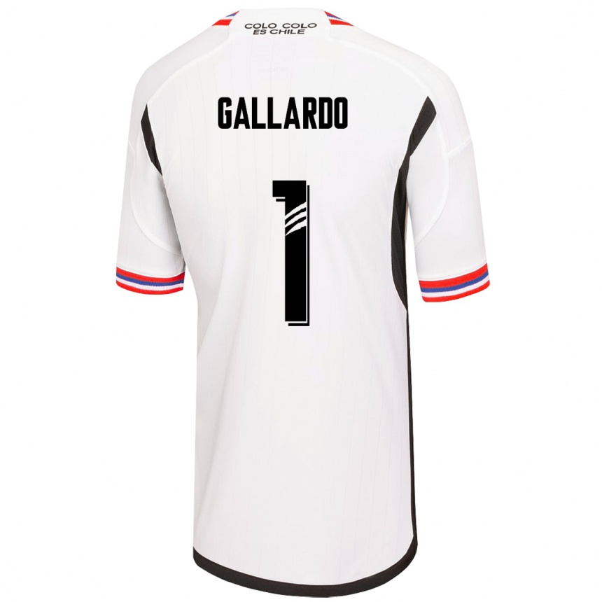 Kids Football Alexia Gallardo #1 White Home Jersey 2023/24 T-Shirt