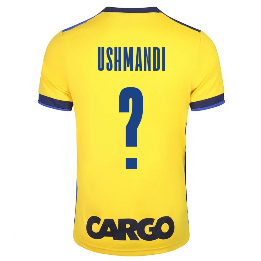 Kids Football Anar Ushmandi #0 Yellow Home Jersey 2023/24 T-Shirt