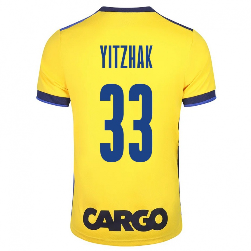 Kids Football Or Yitzhak #33 Yellow Home Jersey 2023/24 T-Shirt