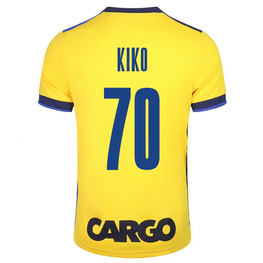 Kids Football Kiko Bondoso #70 Yellow Home Jersey 2023/24 T-Shirt