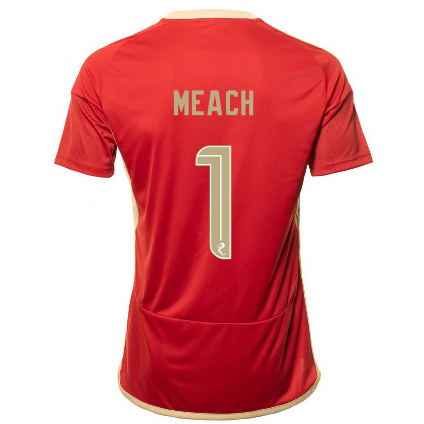 Kids Football Aaliyah-Jay Meach #1 Red Home Jersey 2023/24 T-Shirt
