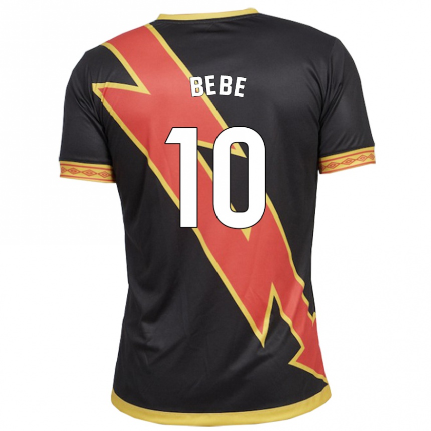 Kids Football Bebé #10 Black Away Jersey 2023/24 T-Shirt