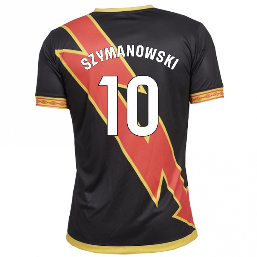 Kids Football Marianela Szymanowski #10 Black Away Jersey 2023/24 T-Shirt