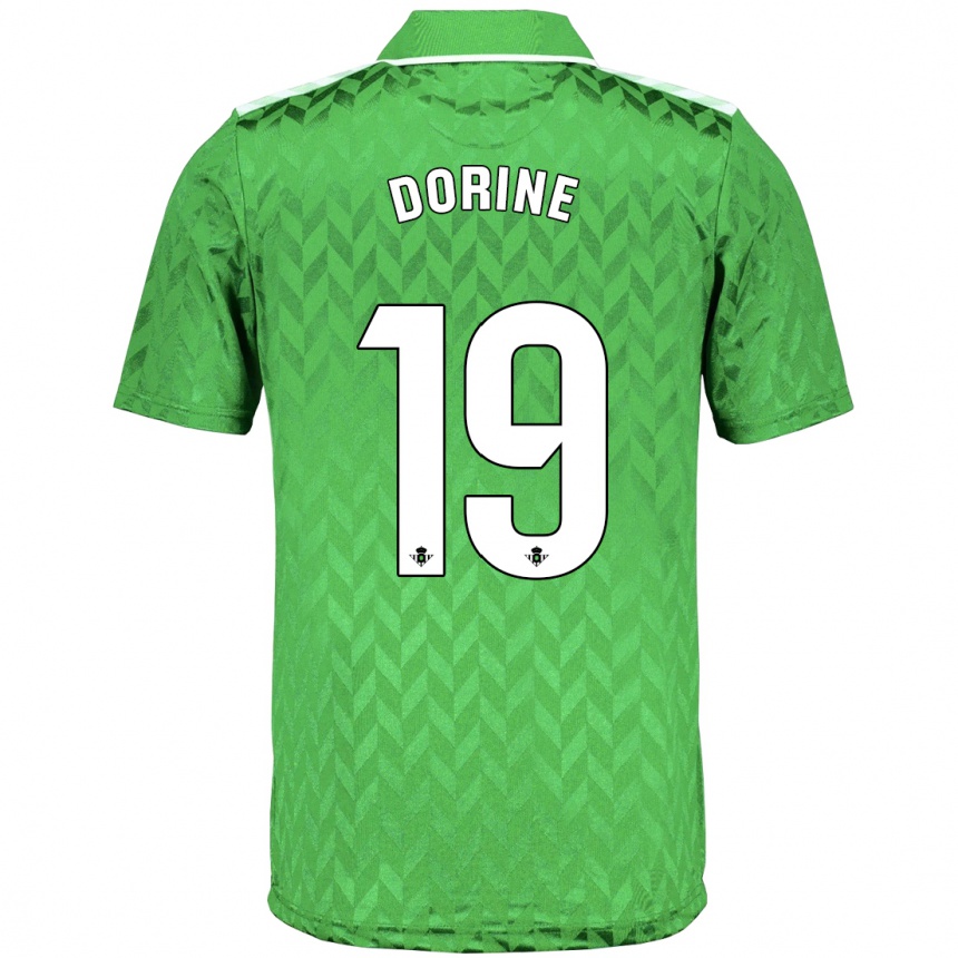 Kids Football Dorine Nina Chuigoue #19 Green Away Jersey 2023/24 T-Shirt