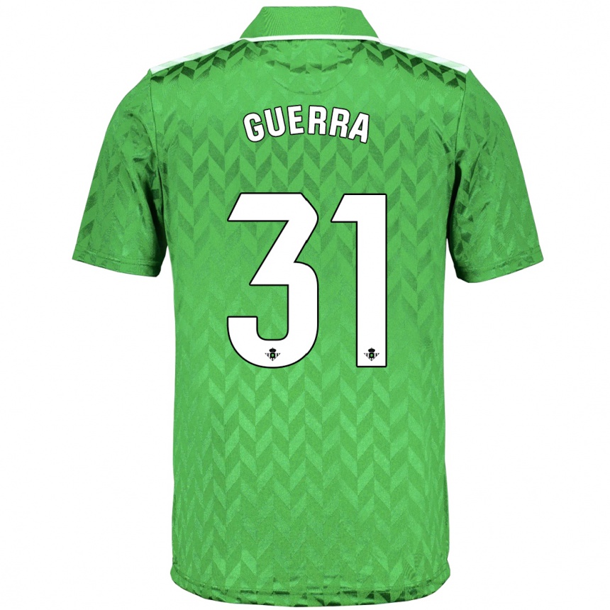 Kids Football Ana Guerra Morcillo #31 Green Away Jersey 2023/24 T-Shirt