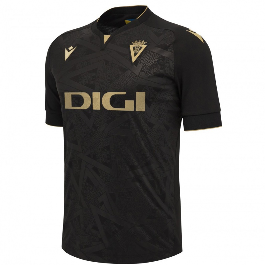 Kids Football Marco Viciana #0 Black Away Jersey 2023/24 T-Shirt