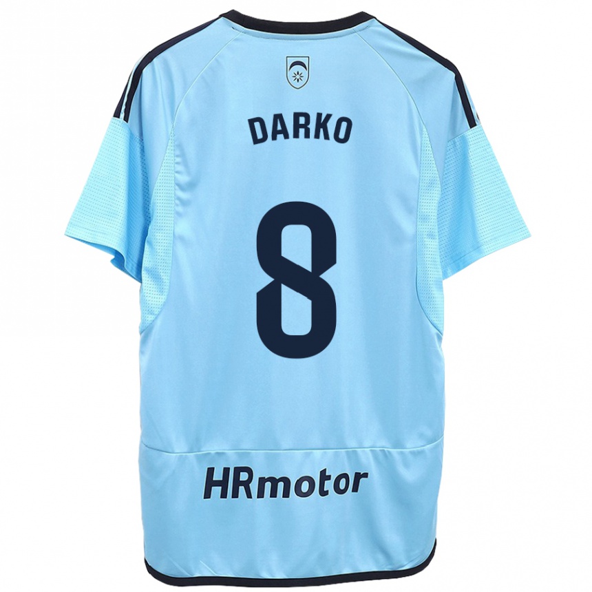 Kids Football Darko Brasanac #8 Blue Away Jersey 2023/24 T-Shirt