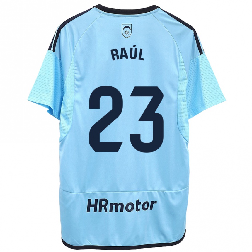 Kids Football Raúl García #23 Blue Away Jersey 2023/24 T-Shirt