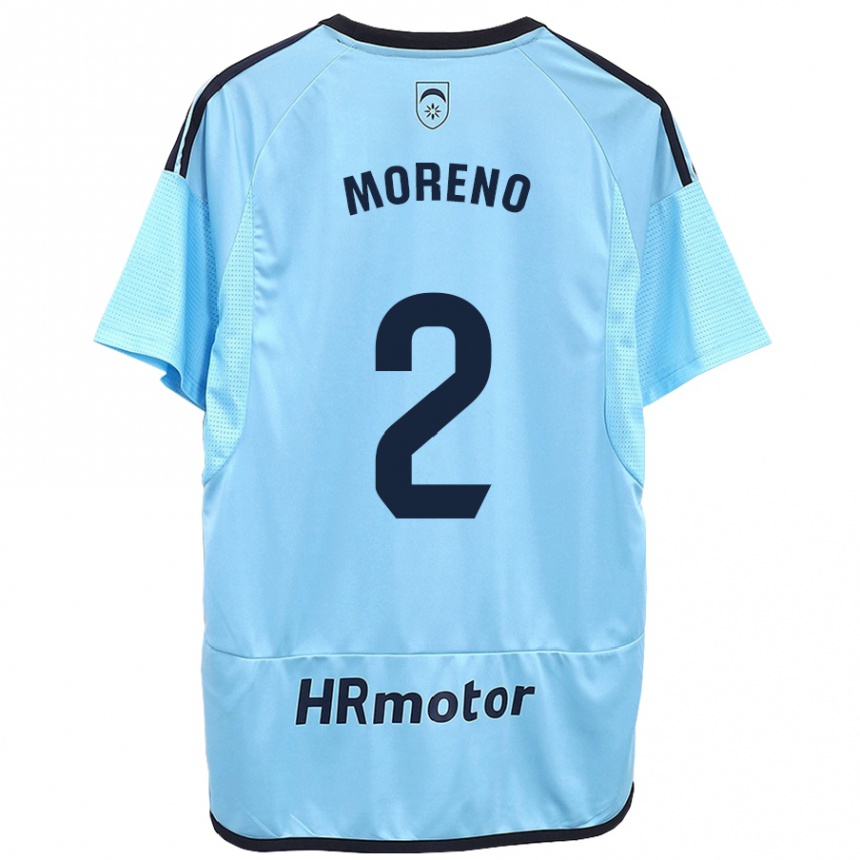 Kids Football Jorge Moreno #27 Blue Away Jersey 2023/24 T-Shirt