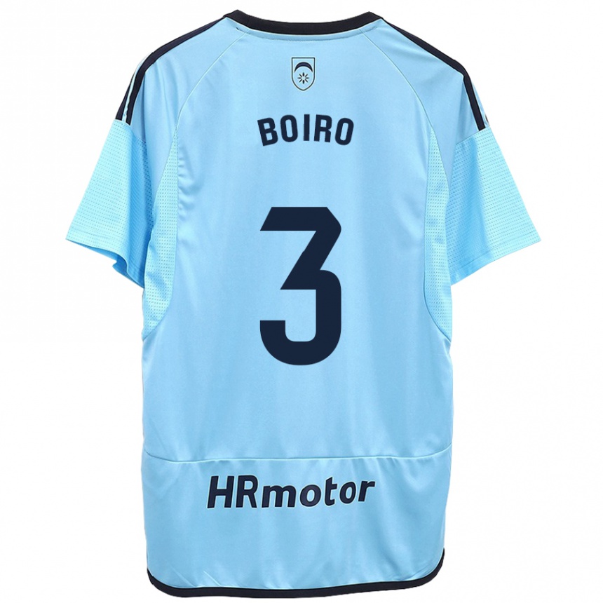 Kids Football Adama Boiro #3 Blue Away Jersey 2023/24 T-Shirt