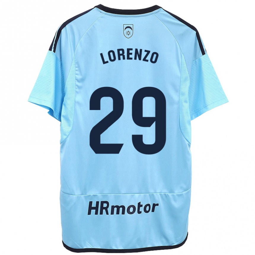 Kids Football Nowend Lorenzo #29 Blue Away Jersey 2023/24 T-Shirt