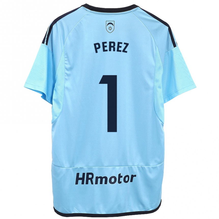 Kids Football Silvia Pérez Fernández De Romarategui #1 Blue Away Jersey 2023/24 T-Shirt