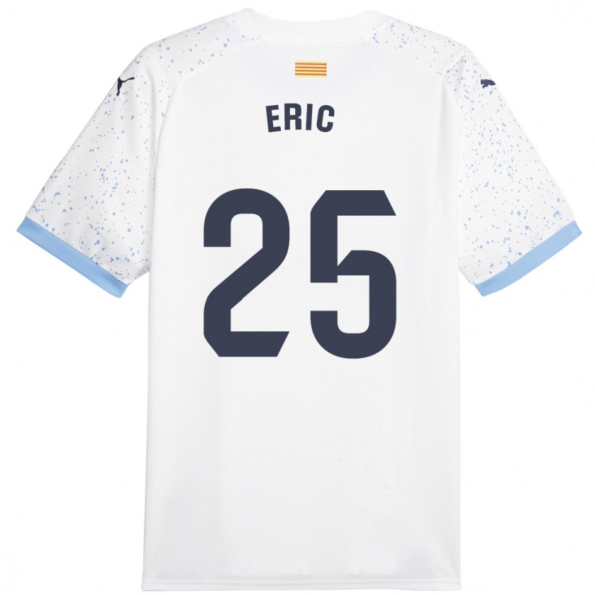 Kids Football Eric Garcia #25 White Away Jersey 2023/24 T-Shirt