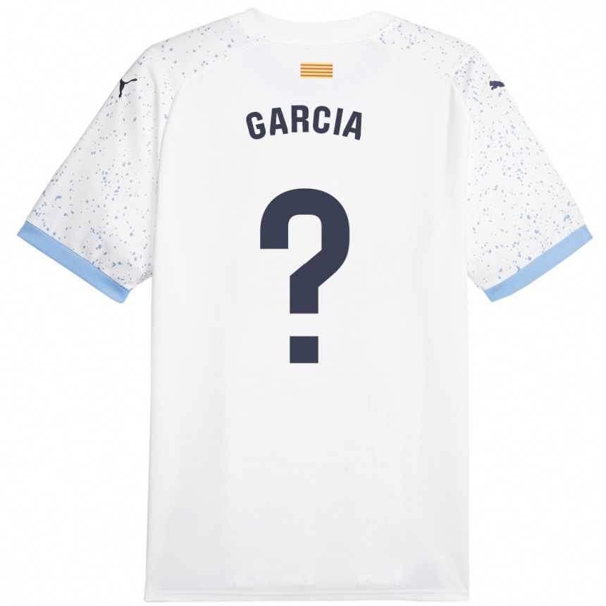 Kids Football Jastin García #0 White Away Jersey 2023/24 T-Shirt