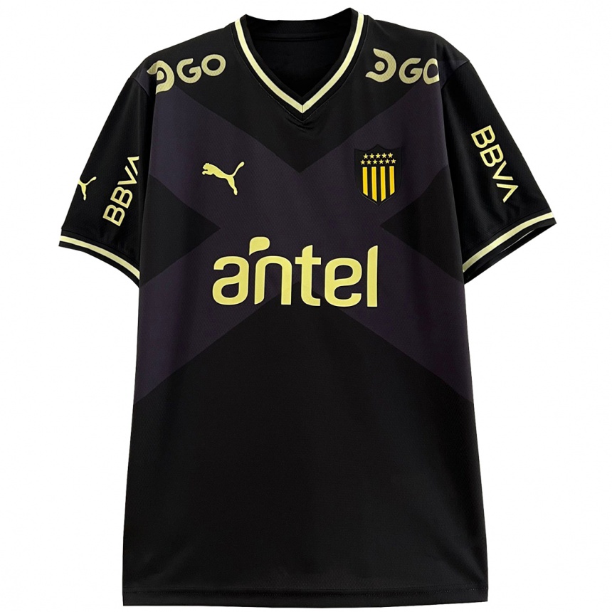 Kids Football Carlos Sánchez #7 Black Away Jersey 2023/24 T-Shirt