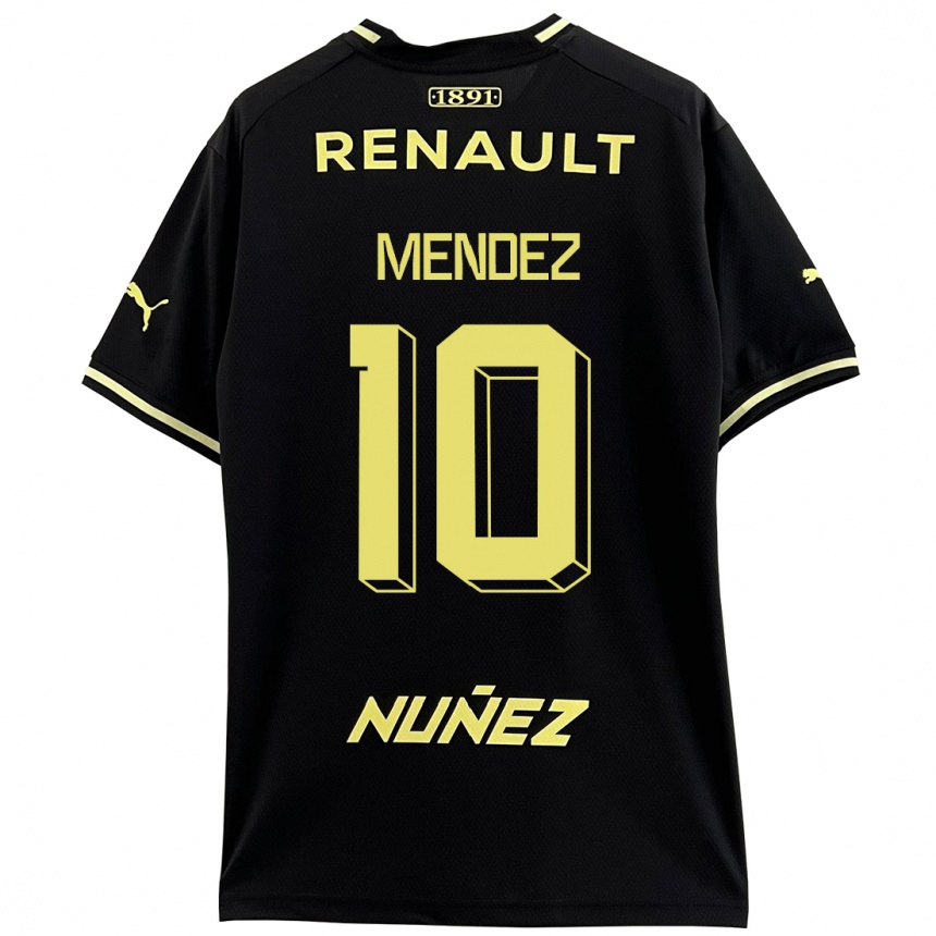 Kids Football Kevin Méndez #10 Black Away Jersey 2023/24 T-Shirt