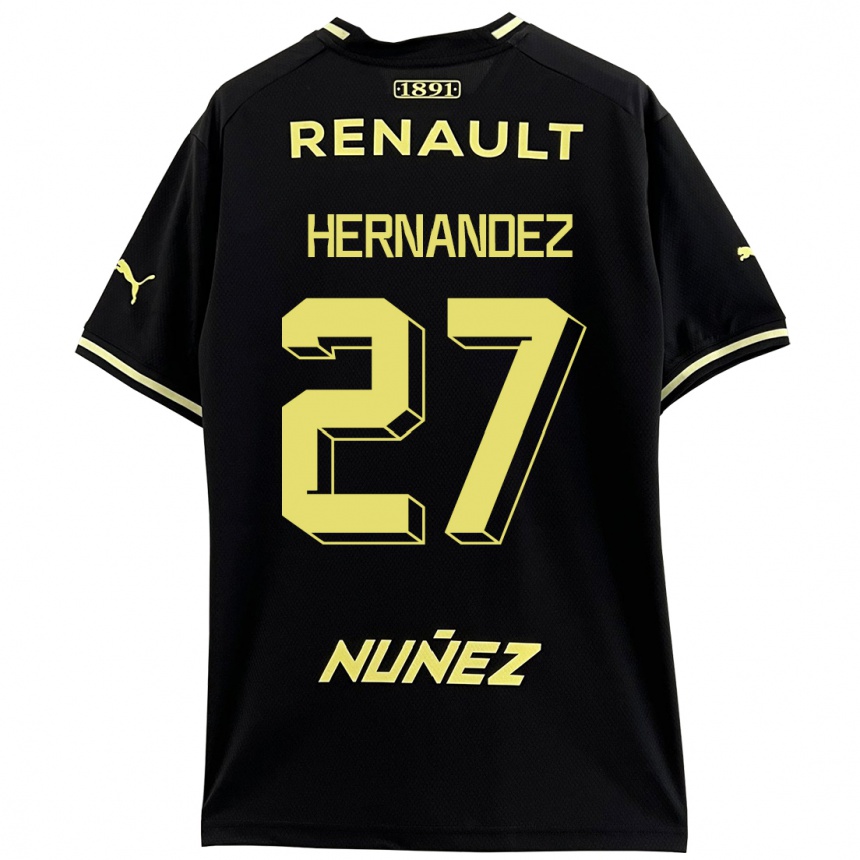 Kids Football Lucas Hernández #27 Black Away Jersey 2023/24 T-Shirt