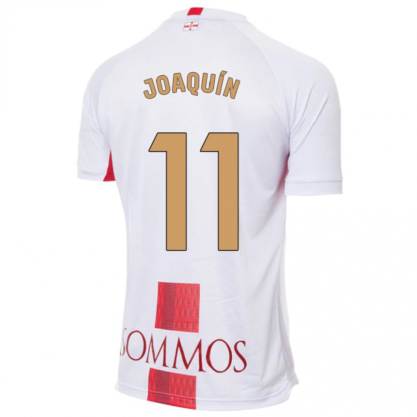 Kids Football Joaquin Munoz #11 White Away Jersey 2023/24 T-Shirt
