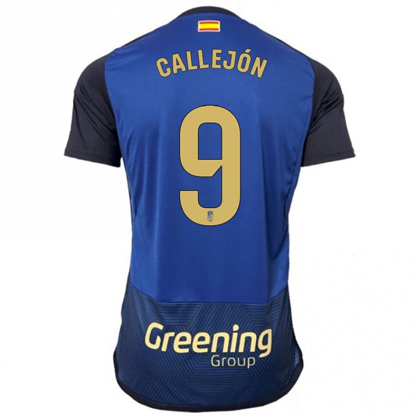 Kids Football José Callejón #9 Navy Away Jersey 2023/24 T-Shirt