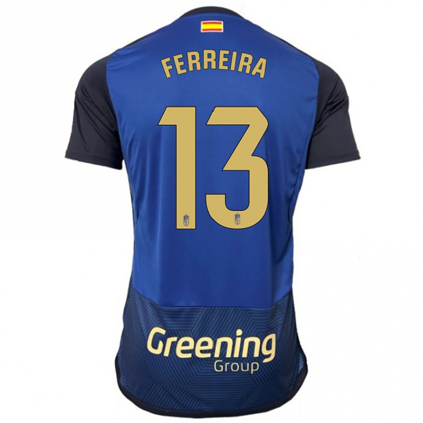 Kids Football André Ferreira #13 Navy Away Jersey 2023/24 T-Shirt