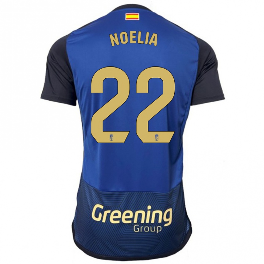 Kids Football Noelia Salas Mullens #22 Navy Away Jersey 2023/24 T-Shirt