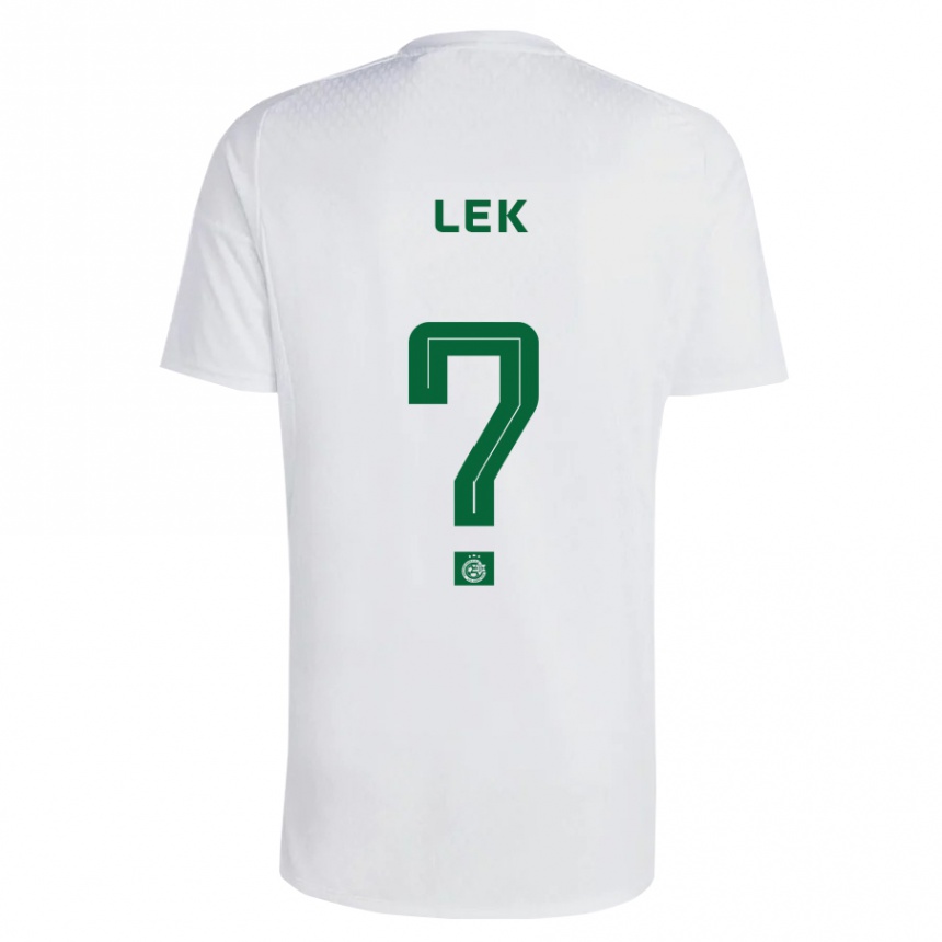 Kids Football Einan Lek #0 Green Blue Away Jersey 2023/24 T-Shirt