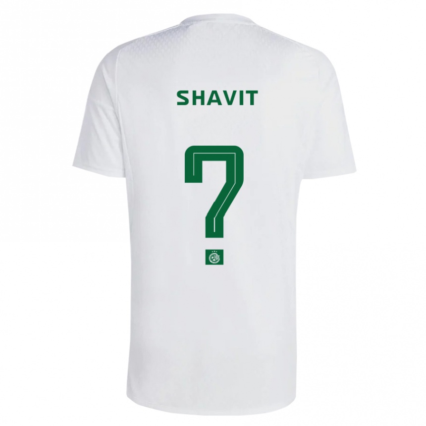 Kids Football Noam Shavit #0 Green Blue Away Jersey 2023/24 T-Shirt